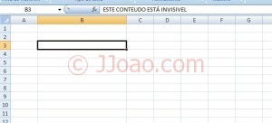 Ocultar Conteudo Celula Excel - Resultado