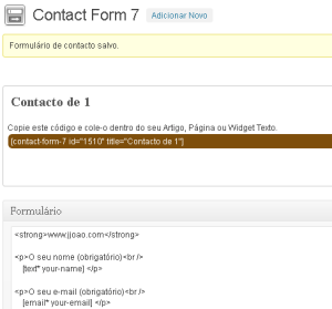 Contact form 7