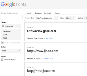 Google Fonts - Como adicionar tipos de letra personalizados ao seu site